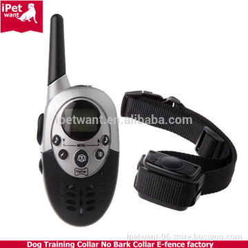 2015 new pet products for amazon 1000m remote dog training collar with shock and vibration correction